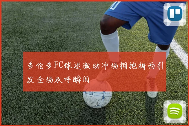 多伦多FC球迷激动冲场拥抱梅西引发全场欢呼瞬间
